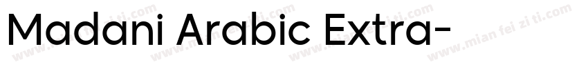 Madani Arabic Extra字体转换